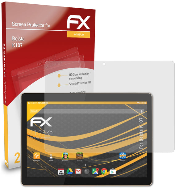 atFoliX FX-Antireflex Displayschutzfolie für Beista K107