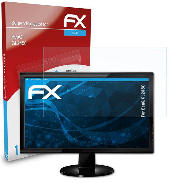 atFoliX FX-Clear Schutzfolie für BenQ GL2450