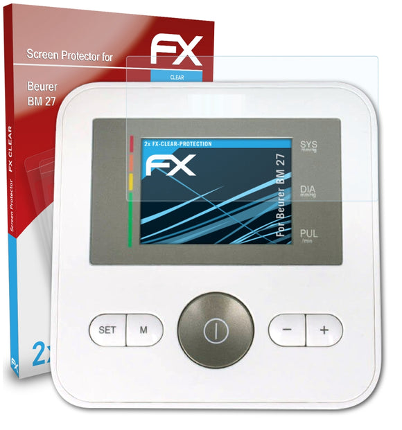 atFoliX FX-Clear Schutzfolie für Beurer BM 27