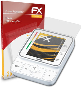 atFoliX FX-Antireflex Displayschutzfolie für Beurer BM 51 easyClip