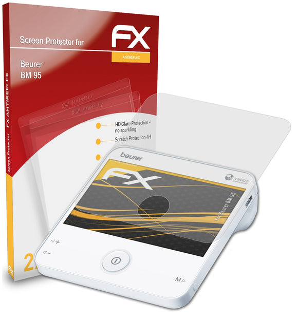 atFoliX FX-Antireflex Displayschutzfolie für Beurer BM 95
