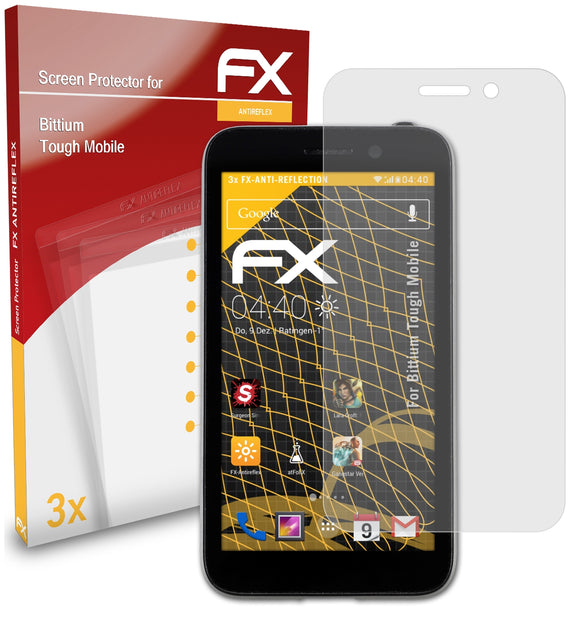 atFoliX FX-Antireflex Displayschutzfolie für Bittium Tough Mobile