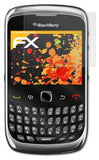 Panzerfolie atFoliX kompatibel mit Blackberry 8900 Curve, entspiegelnde und stoßdämpfende FX (3X)