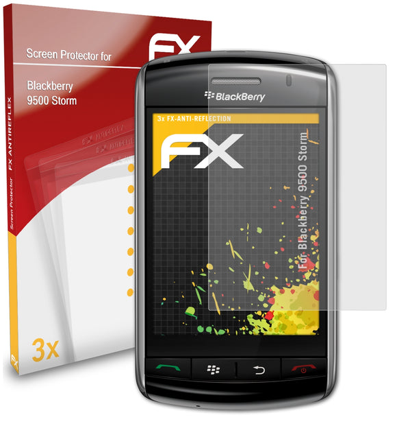 atFoliX FX-Antireflex Displayschutzfolie für Blackberry 9500 Storm