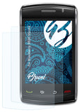Schutzfolie Bruni kompatibel mit Blackberry 9520 Storm2, glasklare (2X)