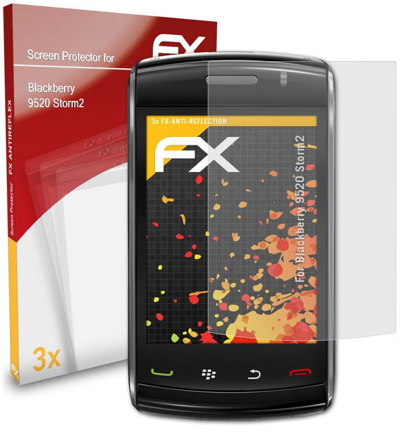 atFoliX FX-Antireflex Displayschutzfolie für Blackberry 9520 Storm2