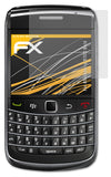 Panzerfolie atFoliX kompatibel mit Blackberry 9700 Bold, entspiegelnde und stoßdämpfende FX (3X)