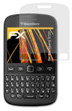 Panzerfolie atFoliX kompatibel mit Blackberry 9720, entspiegelnde und stoßdämpfende FX (3X)