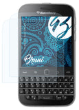 Schutzfolie Bruni kompatibel mit Blackberry Classic Non Camera, glasklare (2X)