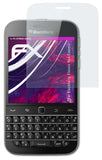 Glasfolie atFoliX kompatibel mit Blackberry Classic Non Camera, 9H Hybrid-Glass FX