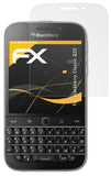Panzerfolie atFoliX kompatibel mit Blackberry Classic Q20, entspiegelnde und stoßdämpfende FX (3X)