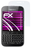Glasfolie atFoliX kompatibel mit Blackberry Classic Q20, 9H Hybrid-Glass FX