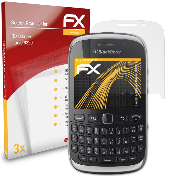atFoliX FX-Antireflex Displayschutzfolie für Blackberry Curve 9320