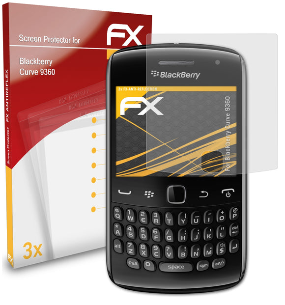 atFoliX FX-Antireflex Displayschutzfolie für Blackberry Curve 9360