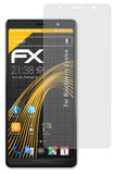 Panzerfolie atFoliX kompatibel mit Blackberry Evolve, entspiegelnde und stoßdämpfende FX (3X)
