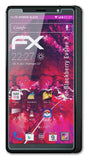 Glasfolie atFoliX kompatibel mit Blackberry Evolve X, 9H Hybrid-Glass FX