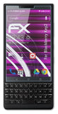 Glasfolie atFoliX kompatibel mit Blackberry Key2, 9H Hybrid-Glass FX