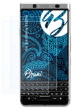 Schutzfolie Bruni kompatibel mit Blackberry KeyOne, glasklare (2X)