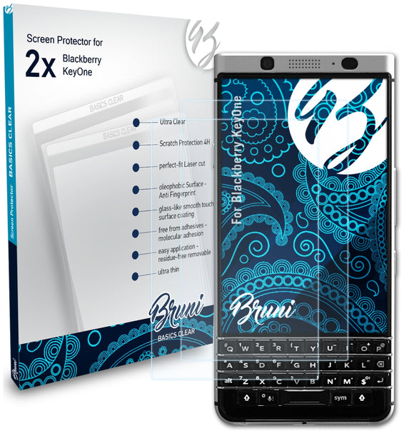 Bruni Basics-Clear Displayschutzfolie für Blackberry KeyOne