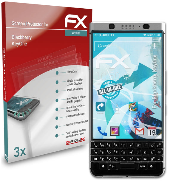 atFoliX FX-ActiFleX Displayschutzfolie für Blackberry KeyOne