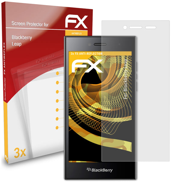 atFoliX FX-Antireflex Displayschutzfolie für Blackberry Leap
