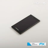 Schutzfolie atFoliX kompatibel mit Blackberry Leap, ultraklare FX (3X)
