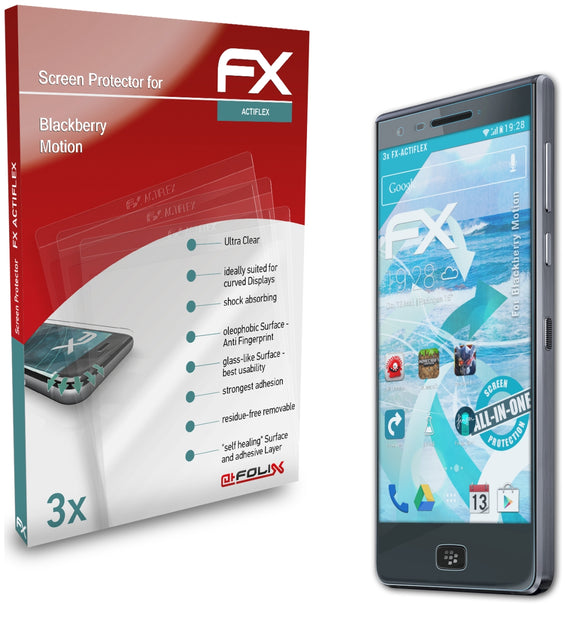 atFoliX FX-ActiFleX Displayschutzfolie für Blackberry Motion