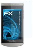 Schutzfolie atFoliX kompatibel mit Blackberry P9982, ultraklare FX (3X)