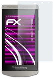 Glasfolie atFoliX kompatibel mit Blackberry P9982, 9H Hybrid-Glass FX