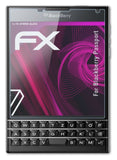 Glasfolie atFoliX kompatibel mit Blackberry Passport, 9H Hybrid-Glass FX