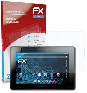 atFoliX FX-Clear Schutzfolie für Blackberry Playbook 3G+