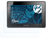 Schutzfolie Bruni kompatibel mit Blackberry Playbook, glasklare (2X)