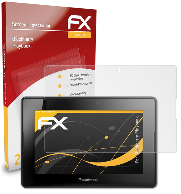 atFoliX FX-Antireflex Displayschutzfolie für Blackberry Playbook