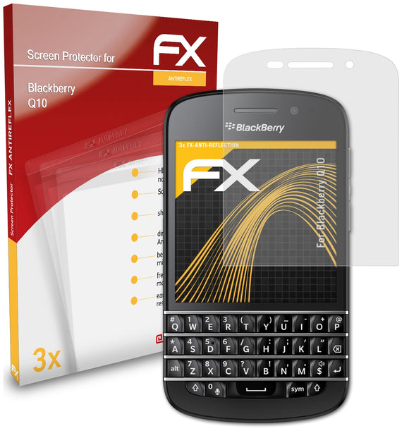 atFoliX FX-Antireflex Displayschutzfolie für Blackberry Q10