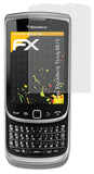 Panzerfolie atFoliX kompatibel mit Blackberry Torch 9810, entspiegelnde und stoßdämpfende FX (3X)