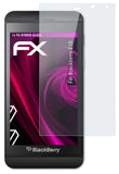 Glasfolie atFoliX kompatibel mit Blackberry Z10, 9H Hybrid-Glass FX