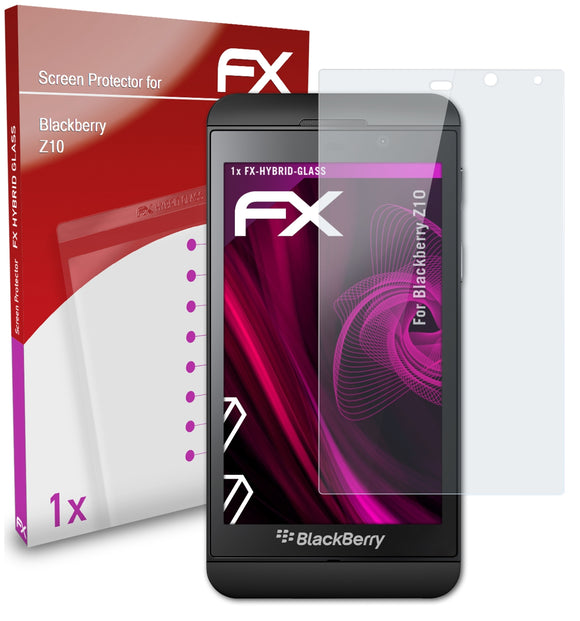 atFoliX FX-Hybrid-Glass Panzerglasfolie für Blackberry Z10