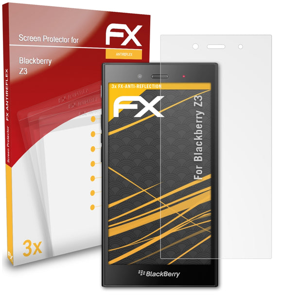 atFoliX FX-Antireflex Displayschutzfolie für Blackberry Z3