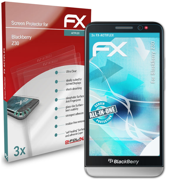 atFoliX FX-ActiFleX Displayschutzfolie für Blackberry Z30