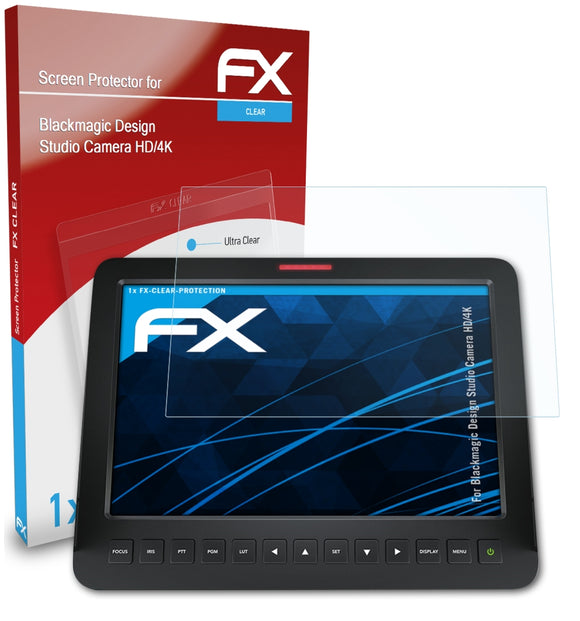atFoliX FX-Clear Schutzfolie für Blackmagic Design Studio Camera HD/4K
