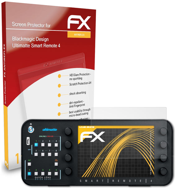 atFoliX FX-Antireflex Displayschutzfolie für Blackmagic Design Ultimatte Smart Remote 4