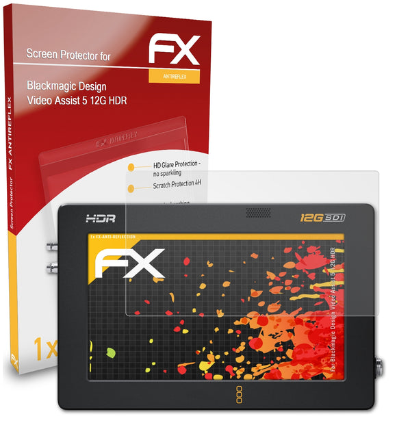 atFoliX FX-Antireflex Displayschutzfolie für Blackmagic Design Video Assist 5 12G HDR