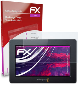 atFoliX FX-Hybrid-Glass Panzerglasfolie für Blackmagic Design Video Assist (5 Inch)