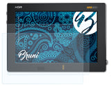 Schutzfolie Bruni kompatibel mit Blackmagic Design Video Assist 7 12G HDR, glasklare (2X)
