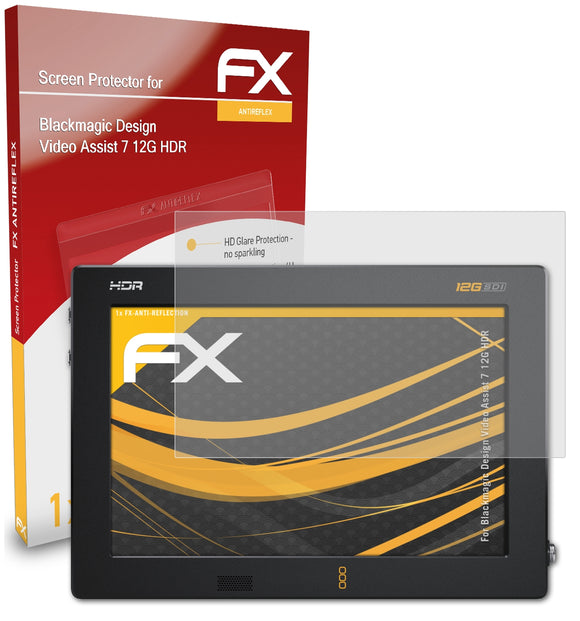 atFoliX FX-Antireflex Displayschutzfolie für Blackmagic Design Video Assist 7 12G HDR