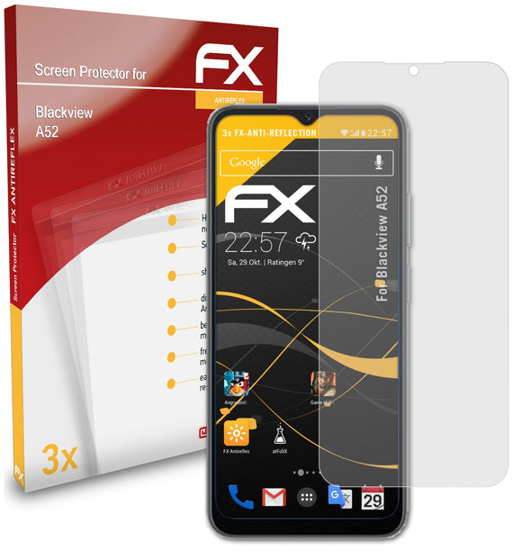 atFoliX FX-Antireflex Displayschutzfolie für Blackview A52