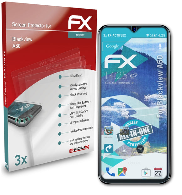 atFoliX FX-ActiFleX Displayschutzfolie für Blackview A60