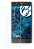 Bruni Schutzfolie kompatibel mit Blackview A8, glasklare Folie (2X)