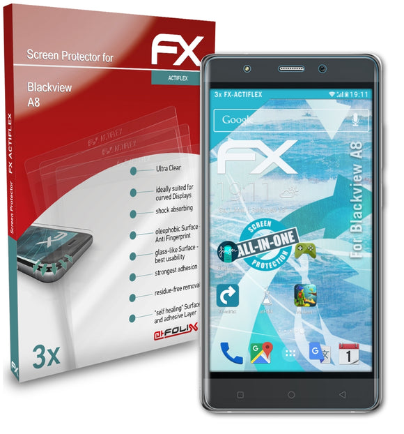 atFoliX FX-ActiFleX Displayschutzfolie für Blackview A8