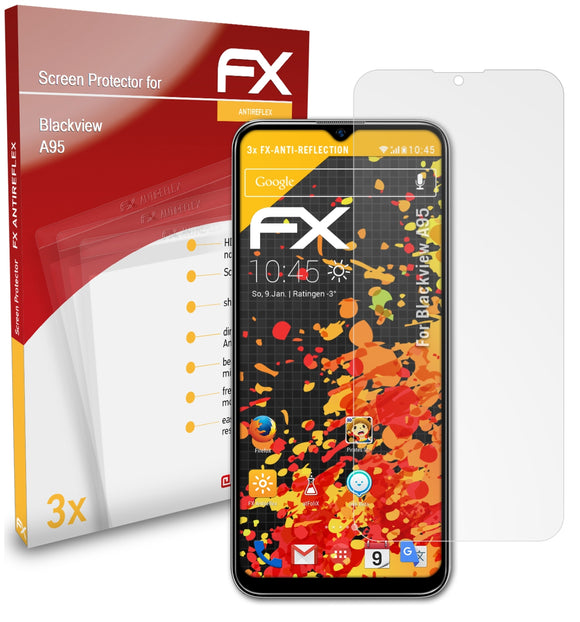 atFoliX FX-Antireflex Displayschutzfolie für Blackview A95